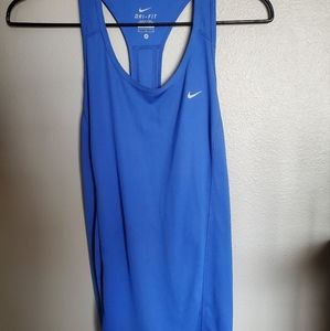 Womens Nike Dri-Fit Tank - Blue - Medium